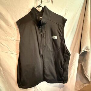 The North Face Men’s Softshell Vest XL Black Full Zip Outdoor